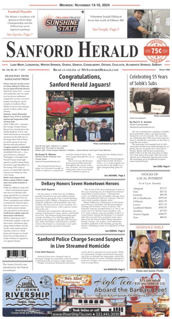 A little front page Sobik’s Subs news